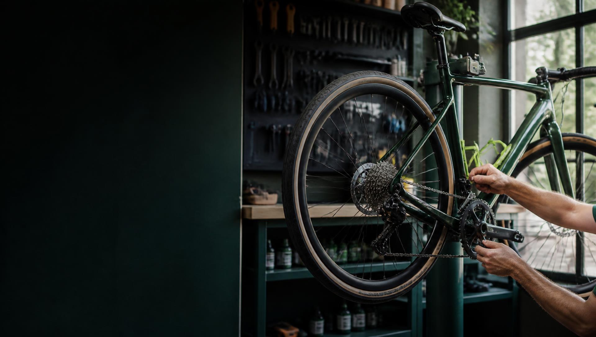 Vélo entretenu avec précision dans l’atelier DR Cycle Service
